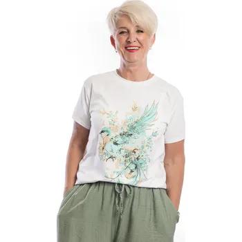 Italy fashion Dámské tričko FÉNIX Barva: mintová, Velikost: UNI: M-XL