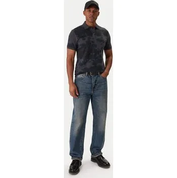 Pánská košile G-Star Raw Polokošile Dunda D27035-C335 Tmavomodrá Slim Fit XXL