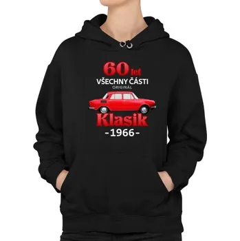 Žertovný předmět 60 let - všechny části originál - Klasik 1966 - dámská mikina s potiskem- Tričkový.cz