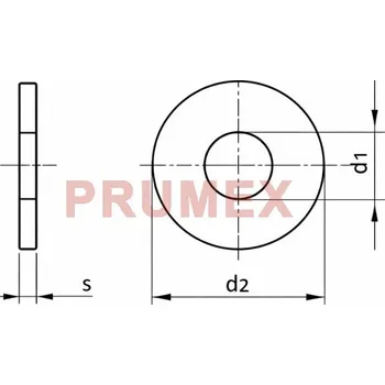 podložka Podložka pod nýty DIN 9021 M12 / 13,0
