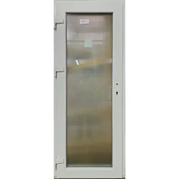 Vchodové dveře HHlavní plastové vchodové dveře Soft 2024-10 Bílá/Bílá 80x198cm, levé, dovnitř