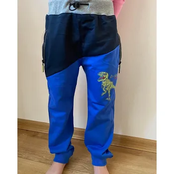 Kugo Tepláčky DINO Barva: Tmavě modrá, Velikost: 128