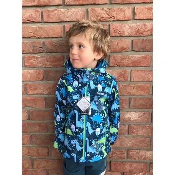 Wolf Klučičí Softshellová bunda DINO Barva: Šedá, Velikost: 128/134