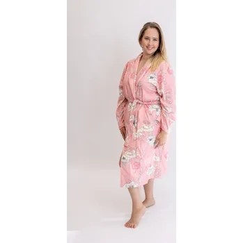 Dámský župan Benter Dámský župan POPPY [46860] Barva: Růžová, Velikost: XL