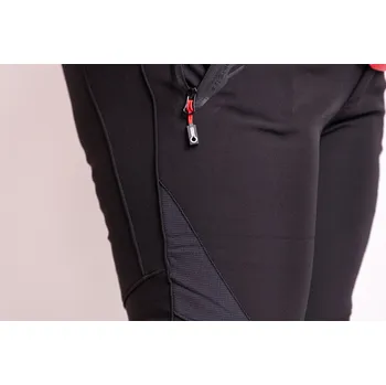 Temster Zateplené softshellové kalhoty WIND [23891] Barva: Červená, Velikost: 3XL