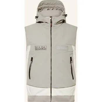 Pánská vesta Napapijri Pánská Funkční Vesta Clay, světle šedá / bílá, 52