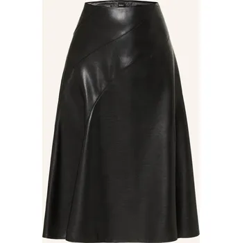 Dámská sukně Boss Dámská Sukně Vicena V Koženém Vzhledu, černá, 36