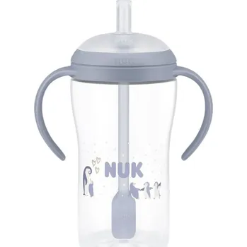 Kojenecká láhev NUK Perfect Match láhev na učení s brčk.260ml 8+m