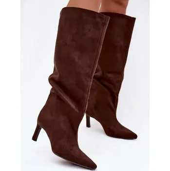 Dámské kozačky Kozačky na podpatku model 222532 Step in style 41