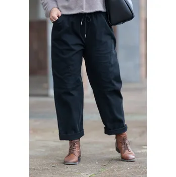 Dámské kalhoty Italy fashion Džínové kalhoty ROS Barva: Černá, Velikost: UNI: M-XL