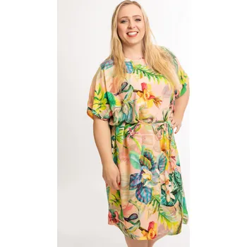 Dámské šaty Benter Letní šaty TIMOTHY [16607] Barva: Světle růžová, Velikost: XL/2XL