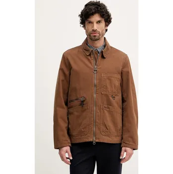 Bavlněná bunda Barbour MCA1083 hnědá 88X, vel. M