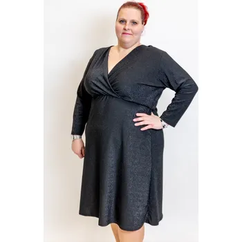 Dámské šaty Italy fashion Maxi šaty Mistle Barva: Černá, Velikost: UNI: 2XL-5XL