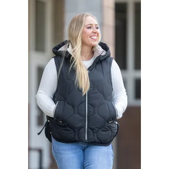 Dámská vesta Black&Fish Dámská vesta MARGE [2420] Barva: Černá, Velikost: 4XL (46/48)