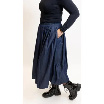 Dámská sukně Italy fashion Sukně MELIS Barva: Tmavě modrá, Velikost: UNI: M-XL