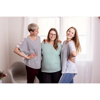 Italy fashion Tričko DAISY Barva: Zelená, Velikost: UNI - L/XL