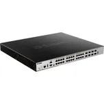 D-Link DGS-3630-28PC/SI síťový přepínač Řízený L3 Gigabit Ethernet (10/100/1000) Podpora napájení po Ethernetu (PoE) Černá, Šedá