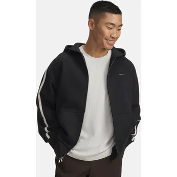 Pánská mikina Pánská mikina Under Armour UA Icon Heavy Rib FZ-BLK 6003937-001 Černá 3XL