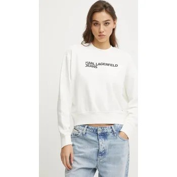 Dámská mikina Mikina Karl Lagerfeld Jeans A1W20005 bílá 00X, vel. L