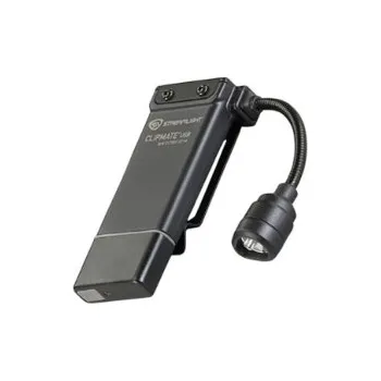 Svítilna Víceúčelová USB nabíjecí svítilna s flexibilní hlavou, kapesní klip, Streamlight