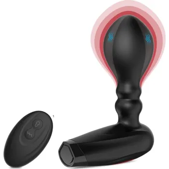 Vibrátor na prostatu SuperLove Inflatable Vibrating Prostate Stimulator Black