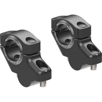 Řídítka Hepco & Becker Zvýšení řídítek Moto Guzzi V 85 TT, Travel. Strada (24-25) H 30 mm, 21 mm černé