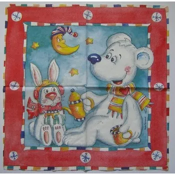 Papírový ubrousek Ubrousek pro decoupage - D101