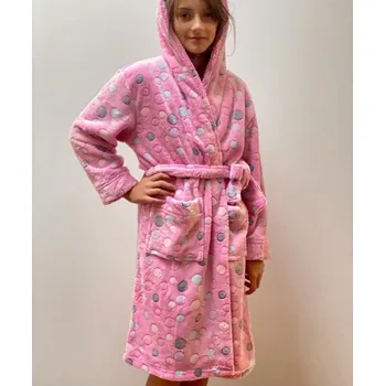 Dámský župan Župan pro velké slečny (velká řada) WOLF Barva: Růžová, Velikost: 164/170