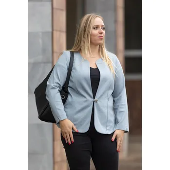 Dámské sako MAGWA Elegantní sako MAGDA Barva: Šedá, Velikost: 52