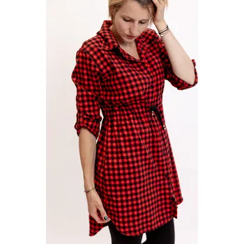 Dámské šaty Italy fashion Šaty RORY Barva: Červená, Velikost: UNI: S-L