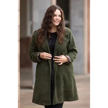 Dámský kabát Italy fashion Zimní kabát BRADY Barva: Khaki, Velikost: UNI: L-3XL