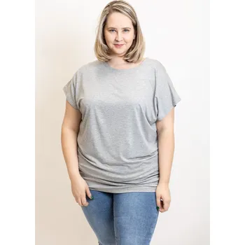 Dámské tričko Italy fashion Dámské tričko MATYLDA Barva: Šedá, Velikost: UNI: XL-4XL