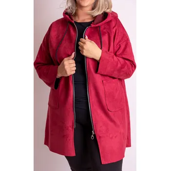 Dámský svetr Italy fashion Kardigan FASHION Barva: Vínová, Velikost: UNI - L-2XL