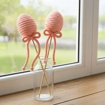 Velikonoční dekorace Zápich, vajíčko - meruňkové (velikonoční dekorace)