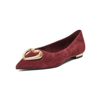 Dámské baleríny Baleríny Eva Minge EO-ELLA-1750-1-2 Bordó 39