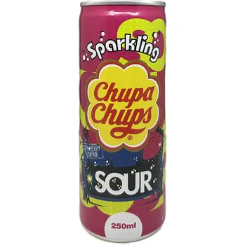 Limonáda ChupaChups Strawberry flavour 250ml [KOR]