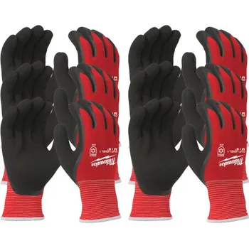 Pracovní oblečení MILWAUKEE Zimní rukavice odolné proti proříznutí Stupeň 1 - vel M/8 - 12ks 4932471606