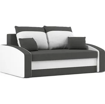 Sedací souprava Rozkládací pohovka HEWLET model 3 Šedá/bílá
