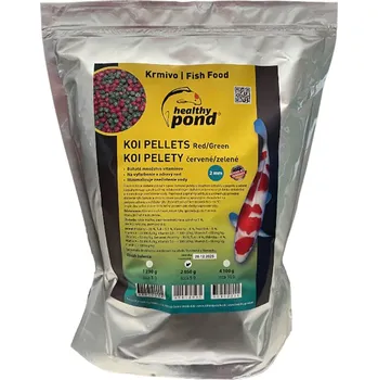 Technika k zahradnímu jezírku HealthyPond Dvoubarevné pelety 2mm, 5L - Healthy pond
