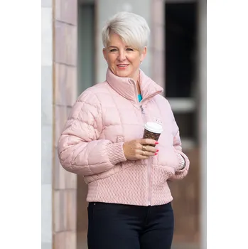 Dámská casual bunda DALEF Dámská bunda PARADOX [24907#] Barva: Pudrová, Velikost: M