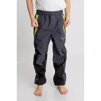 Dětská móda WOLF klučičí softshellové kalhoty bez fleese [B2284] Barva: Šedá, Velikost: 128