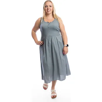 Dámské šaty Italy fashion Letní šaty AMANDA Barva: Šedá, Velikost: UNI: M-XL