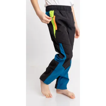 Chlapecké kalhoty WOLF klučičí softshellové kalhoty bez fleese [B2284] Barva: Černá, Velikost: 122