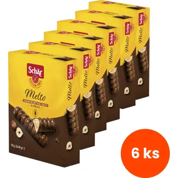 Trvanlivě pečivo Zvýhodněný balíček 6 ks Schär oplatky MELTO 90g