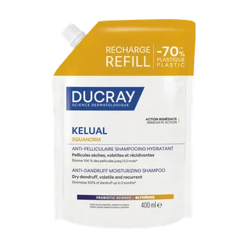 Šampon DUCRAY Kelual Squanorm Hydratační šampon proti suchým lupům náplň 400 ml