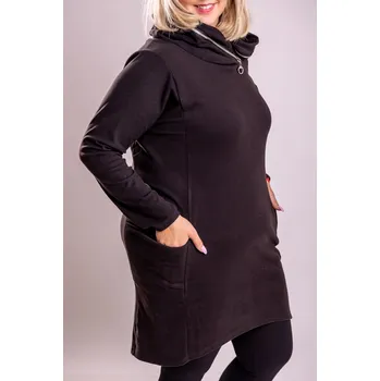 Dámské šaty Italy fashion Šaty ELA Barva: Černá, Velikost: UNI - L/XL