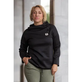 Dámská mikina Italy fashion Dámská mikina EVELINA Barva: Černá, Velikost: UNI: M-XL