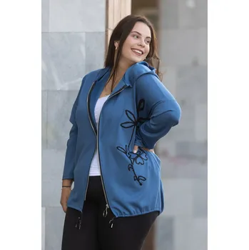 Dámská mikina Italy fashion Dámská mikina ERIS Barva: Modrá, Velikost: UNI: XL-4XL