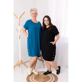 Dámské šaty Italy fashion Šaty LISA Barva: Černá, Velikost: UNI - L-2XL