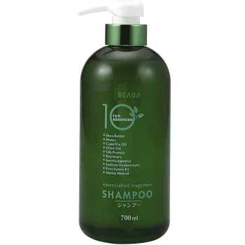 Šampon 10 Essences hydratační a vyživující šampon pro všechny typy vlasů, 700 ml